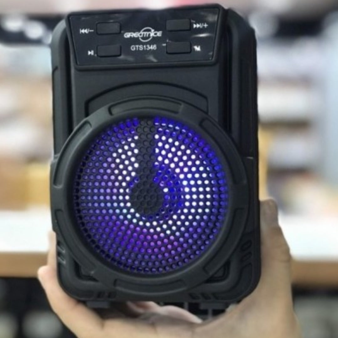 Boxă portabilă cu lumini LED, GTS-1346