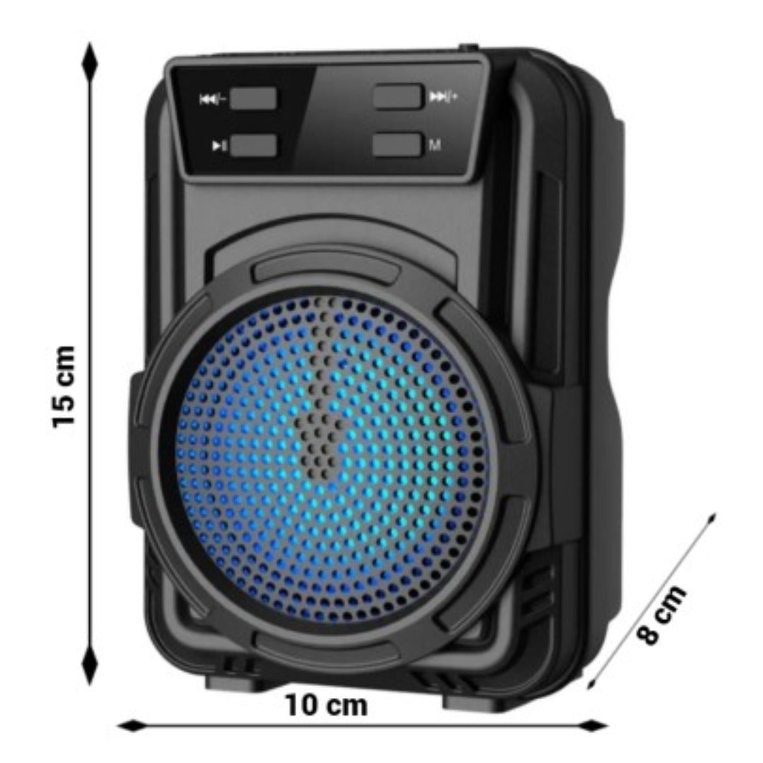 Boxă portabilă cu lumini LED, GTS-1346