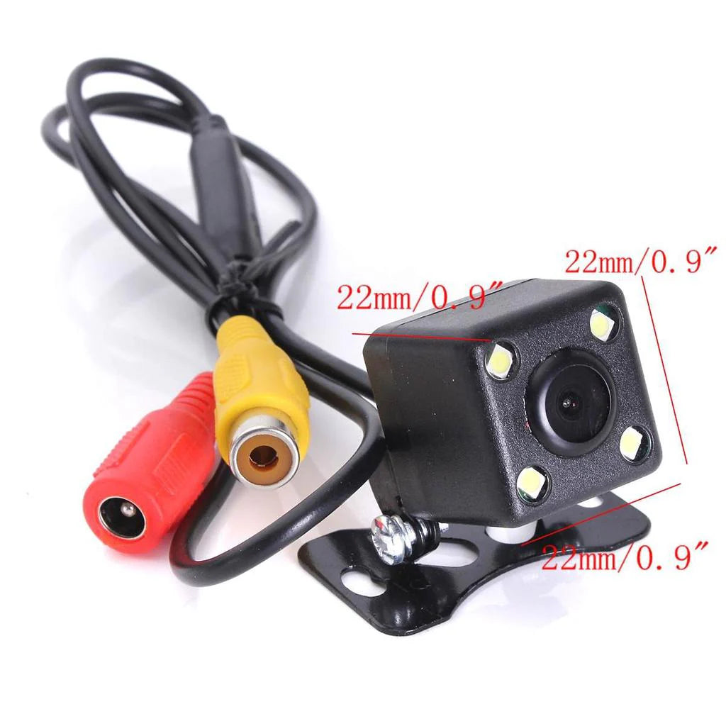 Camera auto video marsarier cu 4 LED si Monitor LCD pliabil de 4.3 inch + CADOU Placuta numar telefon parcare, pentru parbriz