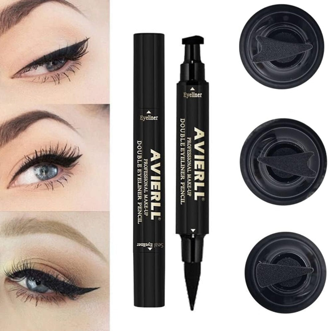 Eyeliner - Creion pentru ochi rezistent la apă cu 2 capete