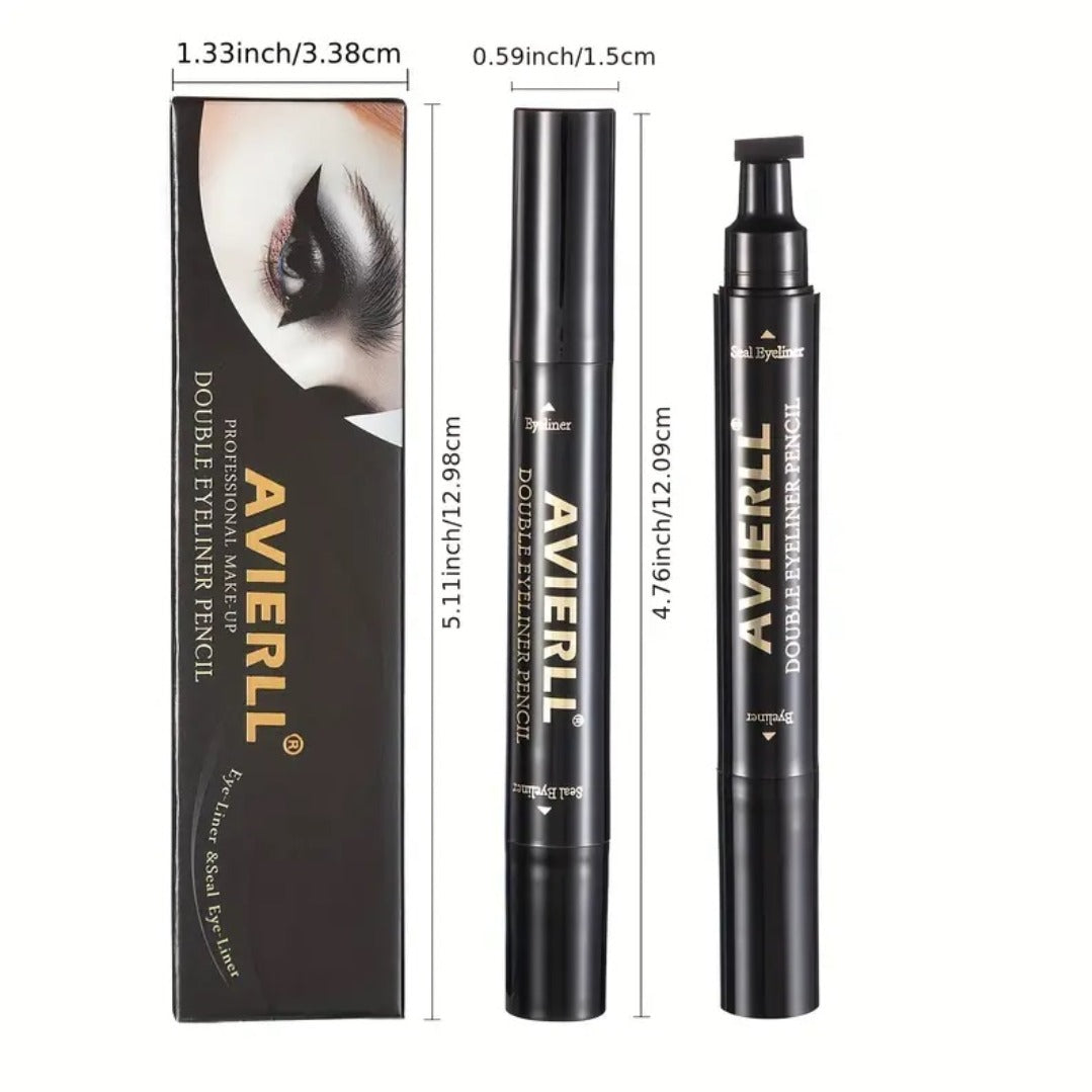 Eyeliner - Creion pentru ochi rezistent la apă cu 2 capete
