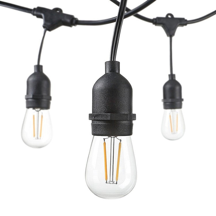 Ghirlanda luminoasa, interconectabila, fasung E27, IP65, 5m cu 10 becuri 220w