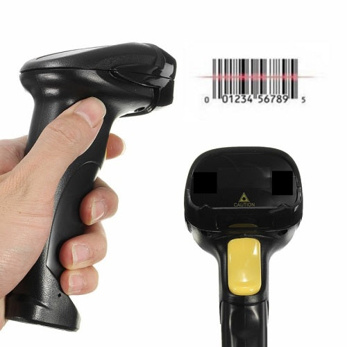 Cititor cod bare laser, cod QR, cu fir USB 2D Q-SM3, Andowl, Negru
