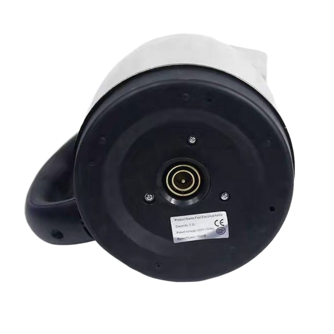 Fierbător electric din oțel inoxidabil, cu o capacitate de 2 litri și funcție de oprire automată după fierbere,