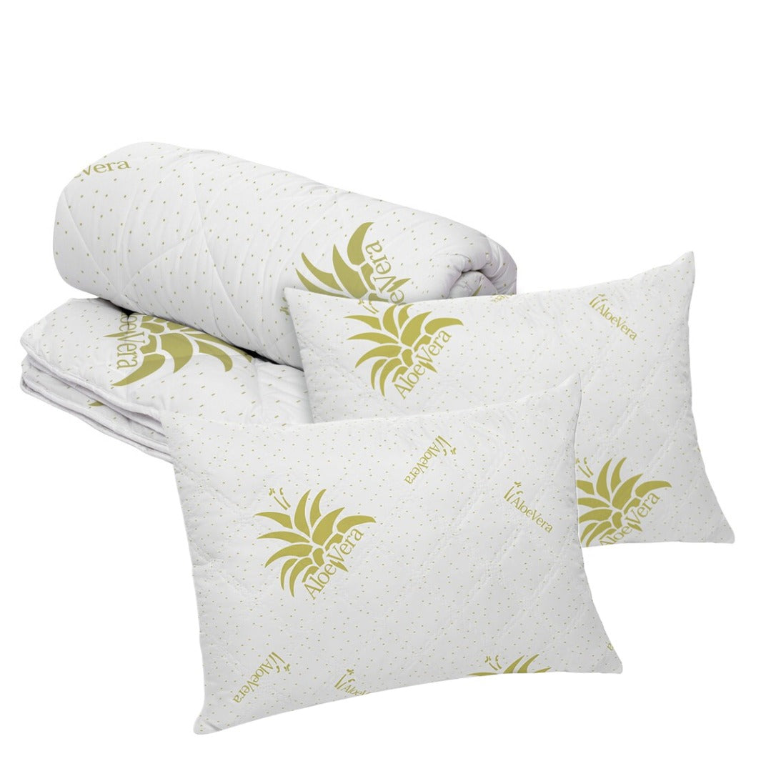 Set Pilota cu 2 Perne cu Aloe Vera