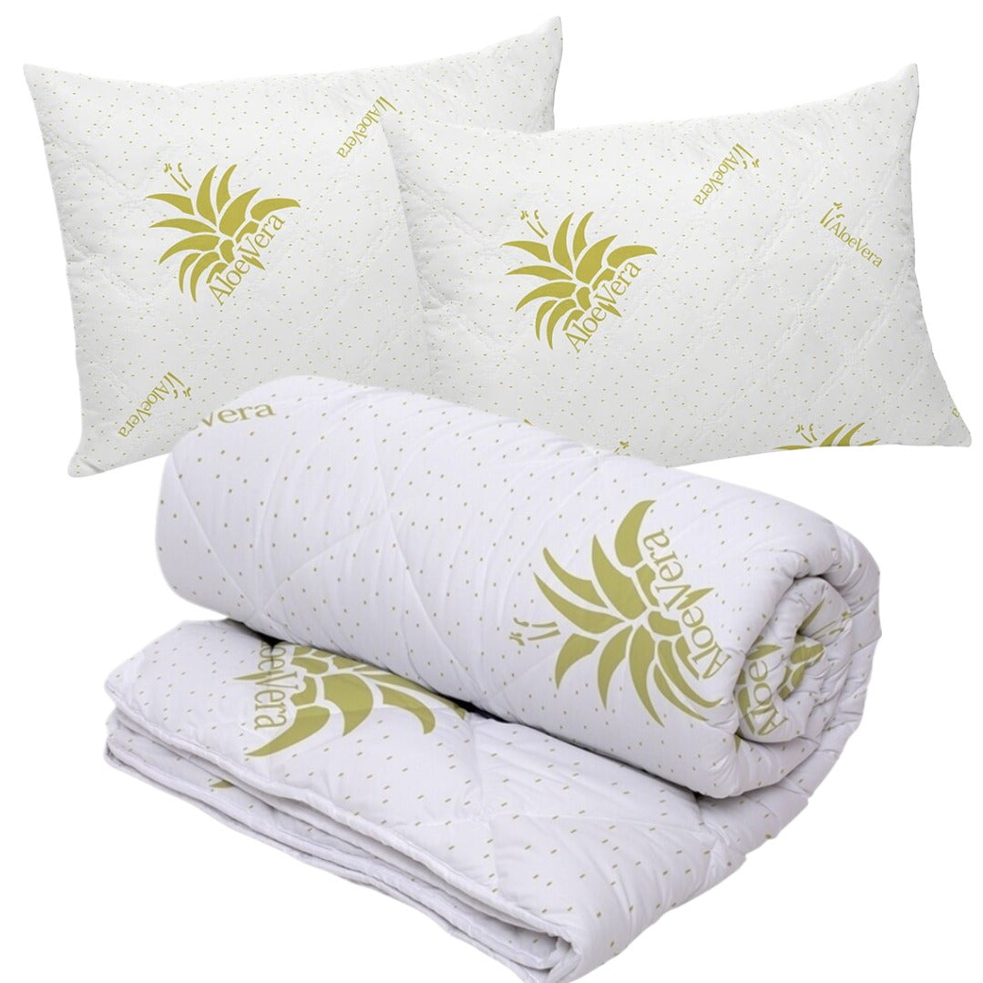 Set Pilota cu 2 Perne cu Aloe Vera