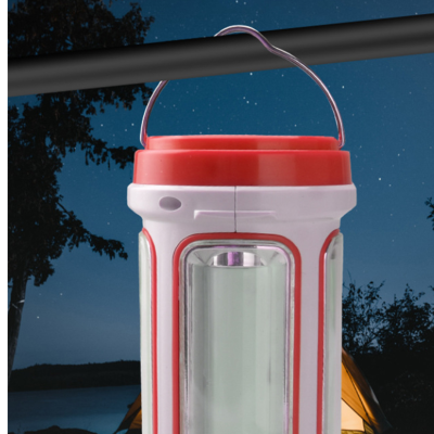 Lanterna LED cu incarcare solara si USB, cu lumina laterala pe trei fete 15W