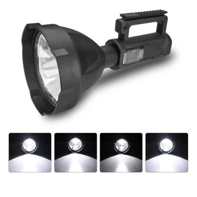 Lanterna LED, reincarcabila, functie baterie externa, 4 moduri iluminare, trepied inclus